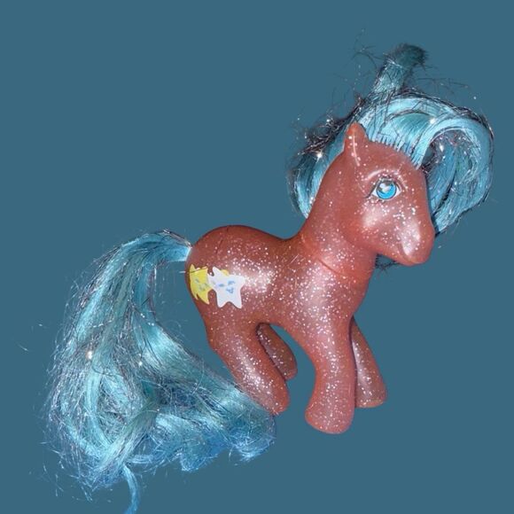 Hasbro 1987 My Little Pony G1 Star Dancer Glitter Sparkle Tinsel Hair Figure A23 - Picture 7 of 7